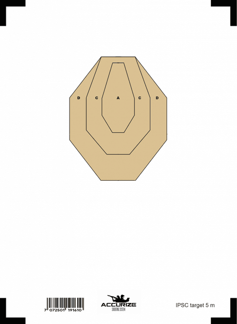 Hovedbilde Front target  IPSC /5m